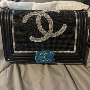 Bling Leboy Sequin/Leather Chanel